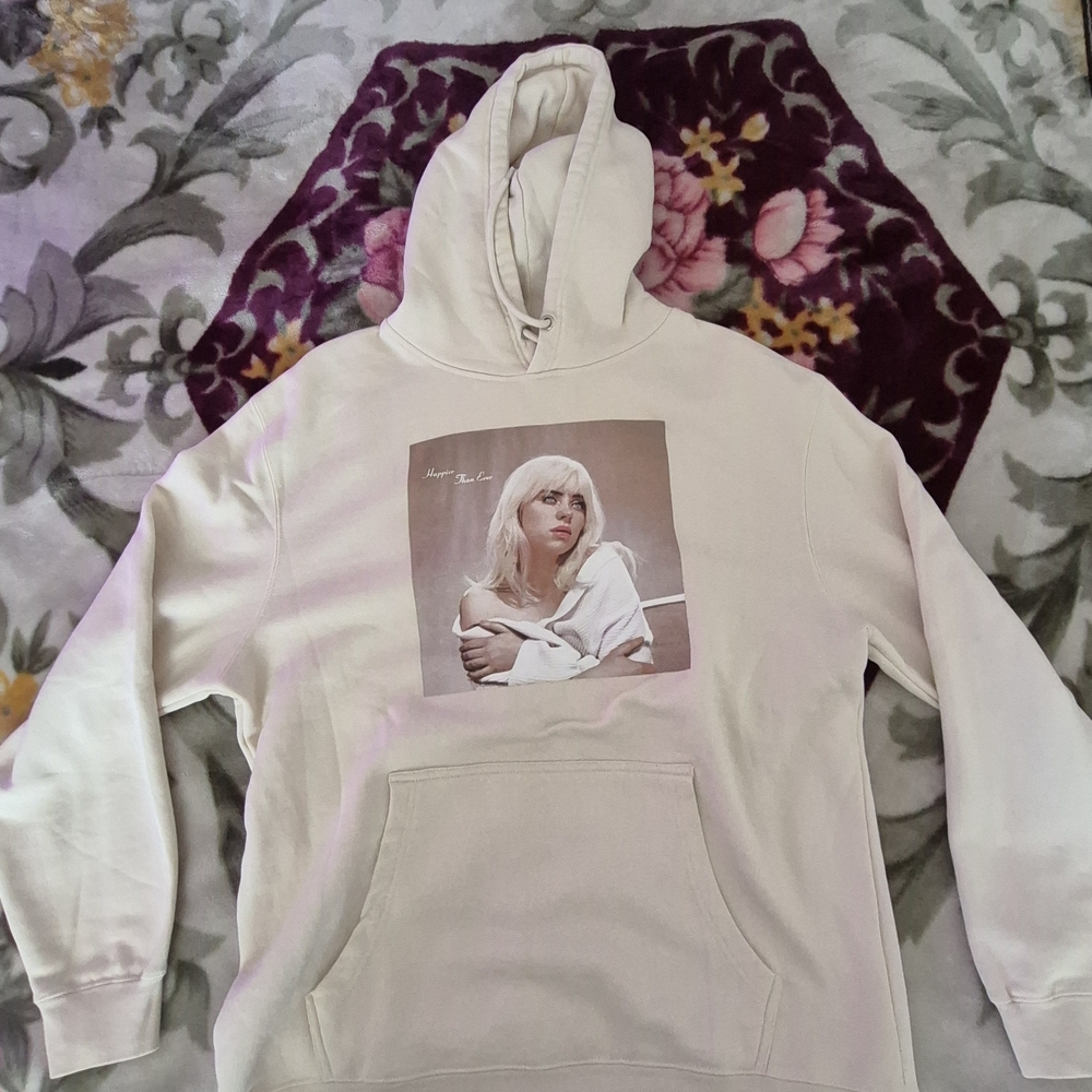 Women's Cream Graphic Hoodie
